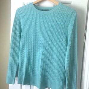 Cable knit sweater
